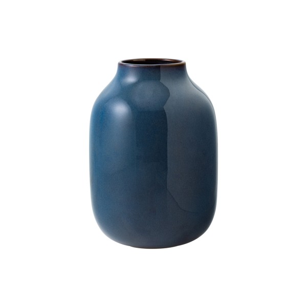 Villeroy & Boch Lave Home Vase Nek bleu uni groß 15,5x15,5x22cm